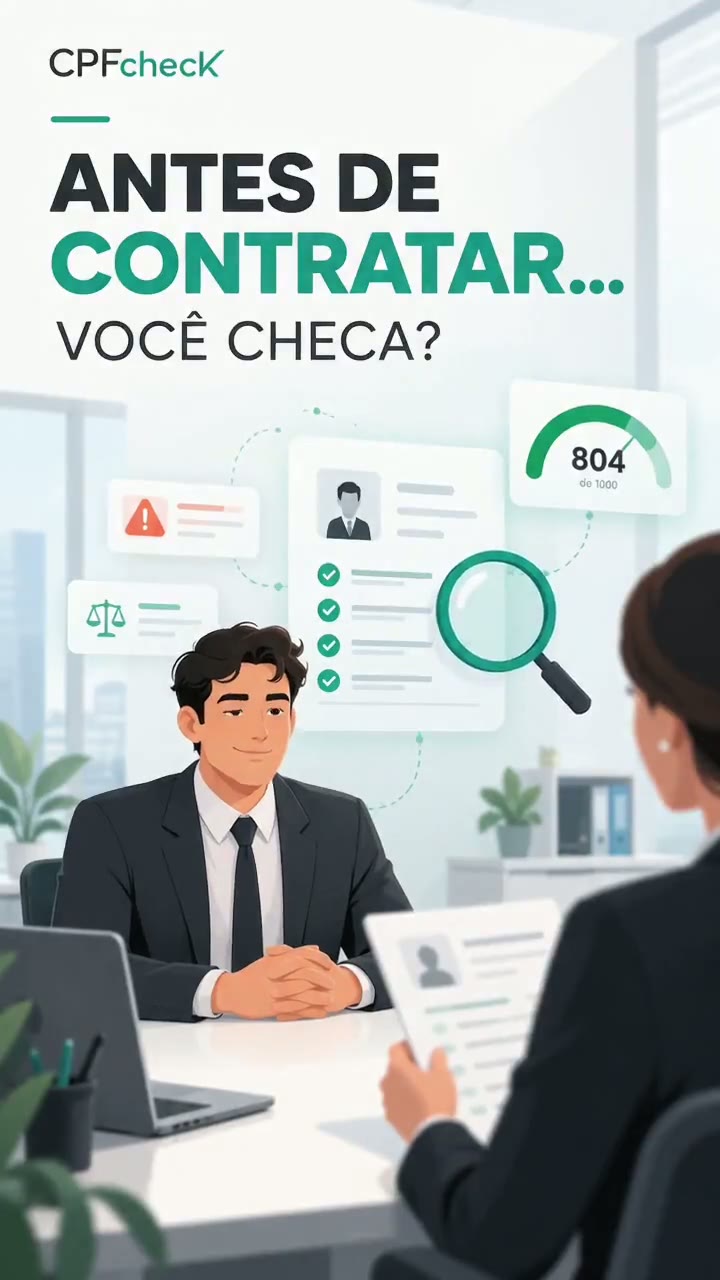 Vídeo: Antes de contratar… você checa?